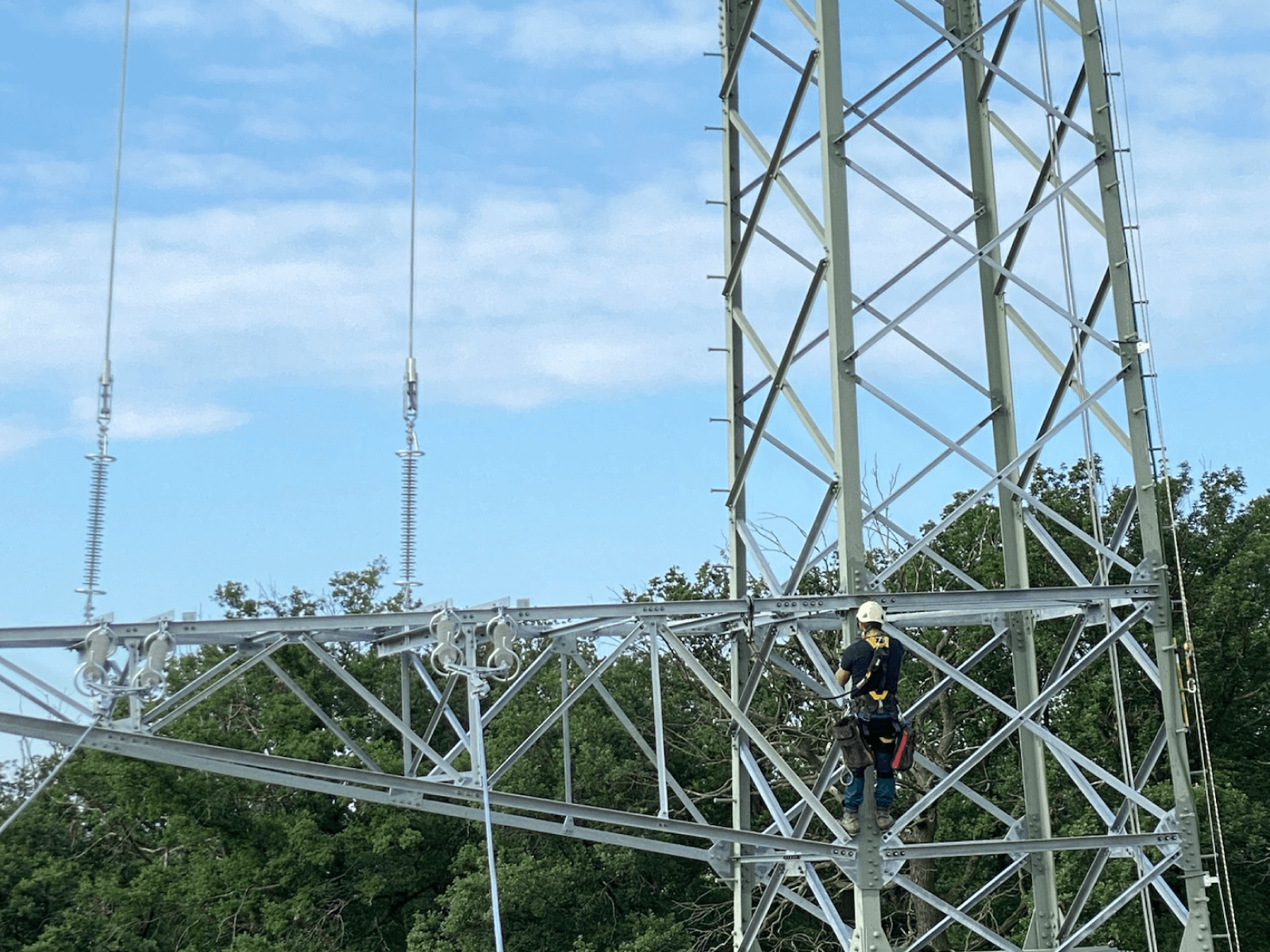 Freileitungsarbeiten 110 kV Cochem-Zell