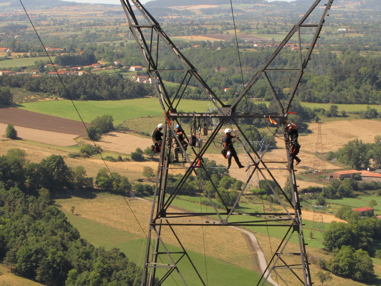 Freileitungsarbeiten 225 kV Haute-Loire